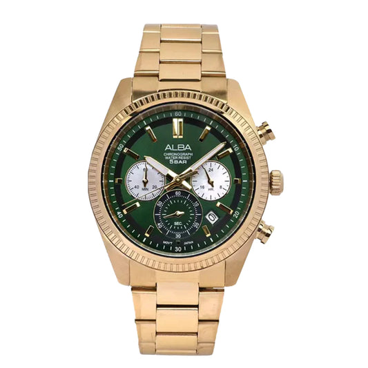AT3K12X1 Active Green Dial Men's Quartz Watch