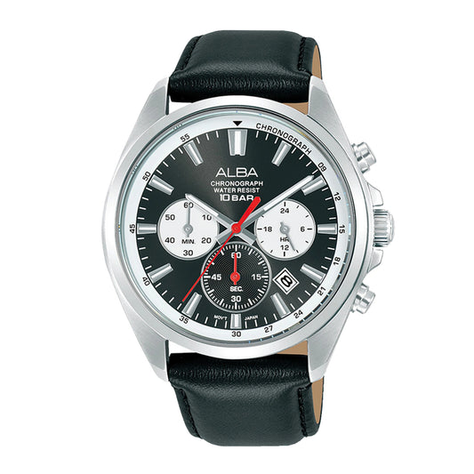 AT3K37X1 Active Black Dial Men's Quartz Watch