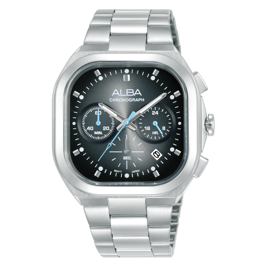 AT3L03X1 Active Black dial Stainless Steel Quartz Watch