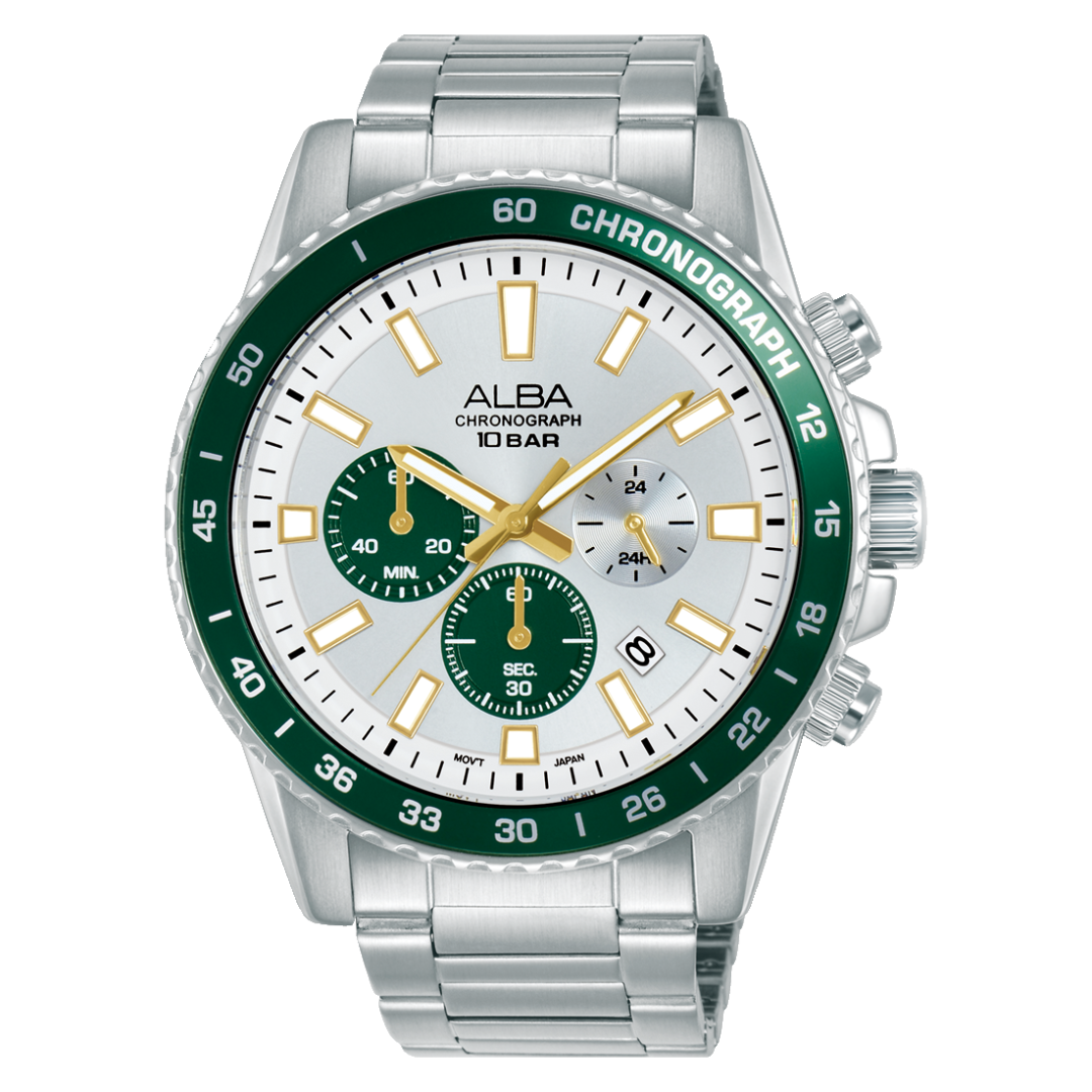 AT3L11X1 Active Silver dial Stainless Steel Quartz Watch