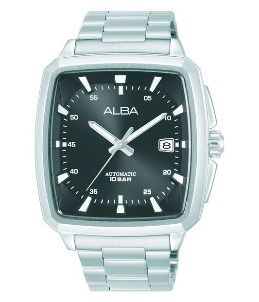 Alba Philippines AU4043X1 MECHANICAL Black Dial Men's Automatic Watch 49mm