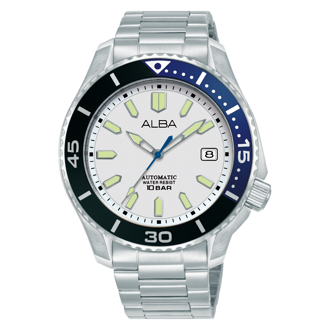 AU4085X1 Mechanical White Dial Stainless Steel Automatic Watch