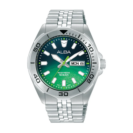 AV3579X1 Active Green Dial Men's Quartz Watch