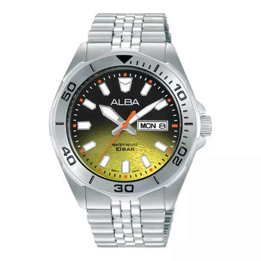 AV3583X1 Active Yellow Dial Men's Quartz Watch