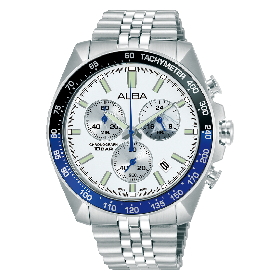 AX7029X1 Signa White Stainless Steel Quartz Watch