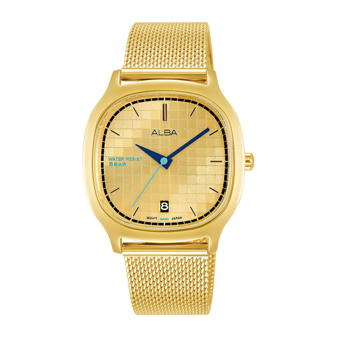 Alba Philippines AG8K98X1 Fashion Gold Dial Women's Quartz Watch 34mm