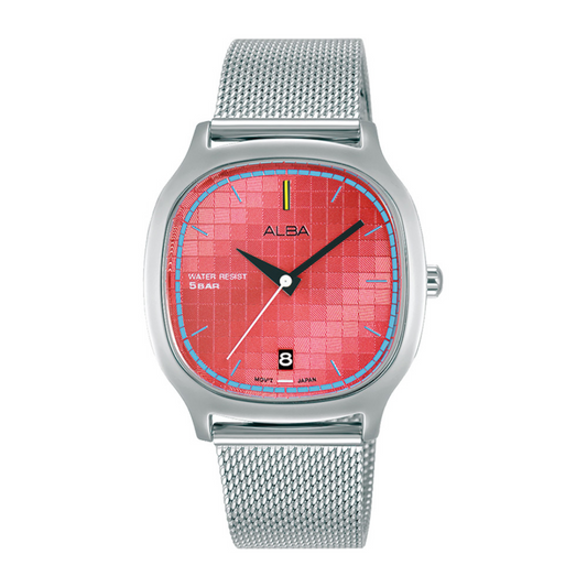 Alba Philippines AG8L03X1 Fashion Pink Dial Women's Quartz Watch 34mm