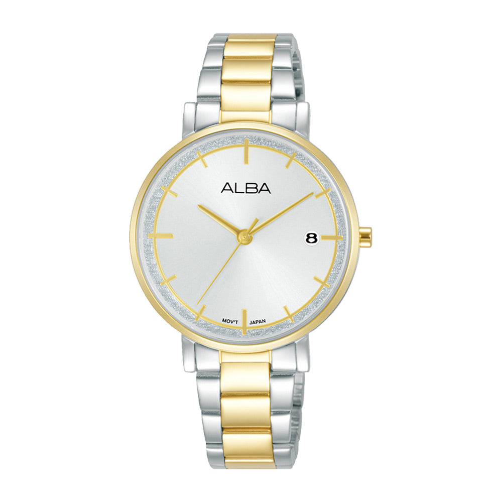Alba Philippines AG8M76X1 Fashion Two Toned Dial Women's Quartz Watch 32mm