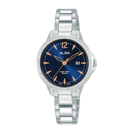 Alba Philippines AH7AB9X1 Active Blue Dial Women's Quartz Watch 30mm