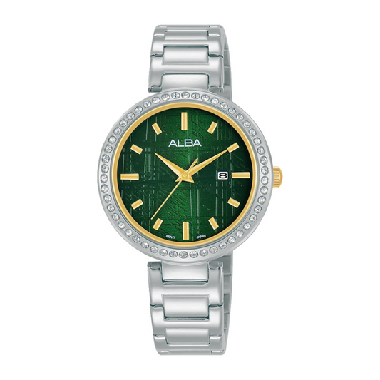 Alba Philippines AH7X37X1 Fashion Green Dial Women's Quartz Watch 32mm