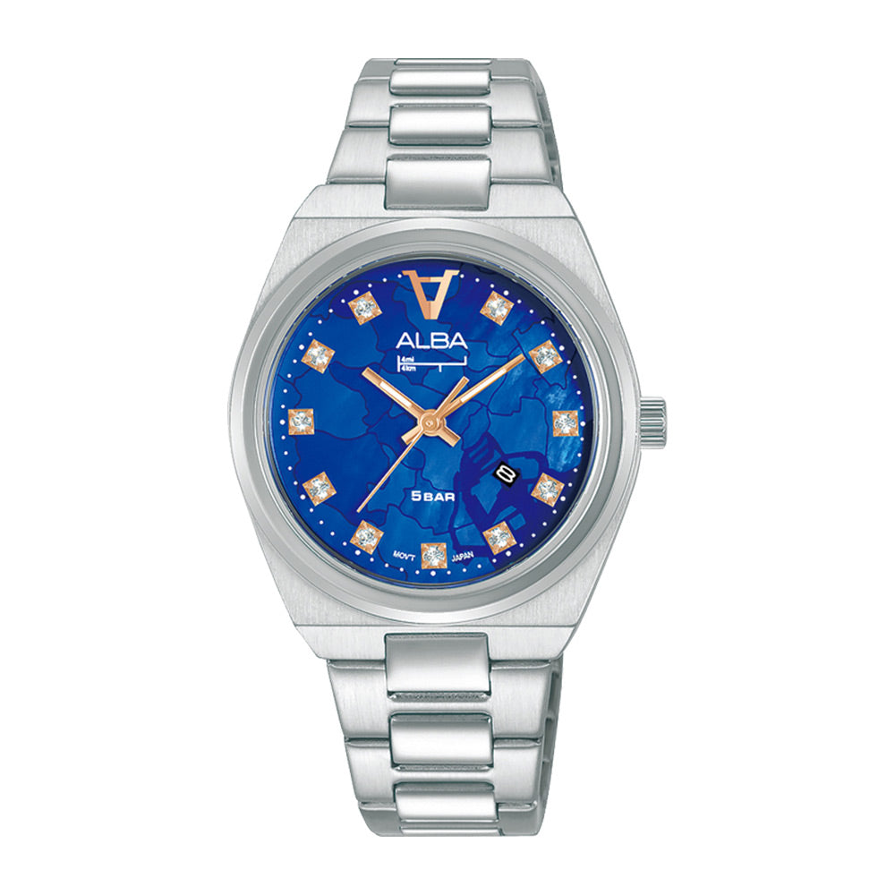Alba Philippines AH7Y15X1 Signa Blue Dial Women's Quartz Watch 32mm