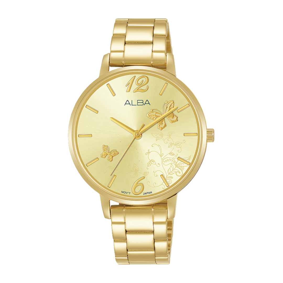 Alba Philippines AH8772X1 Fashion Cream Dial Women's Quartz Watch 34mm