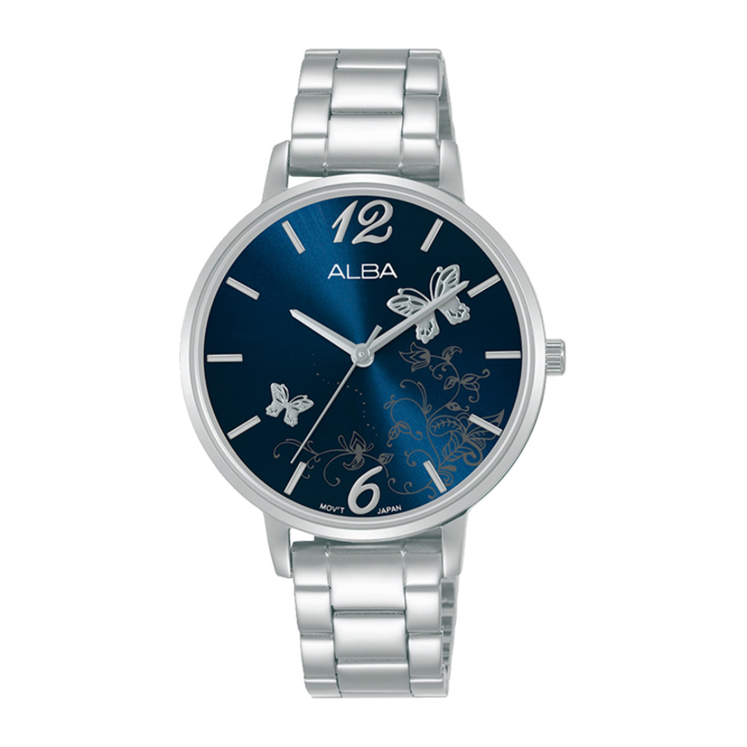 Alba Philippines AH8779X1 Fashion Blue Dial Women's Quartz Watch 34mm