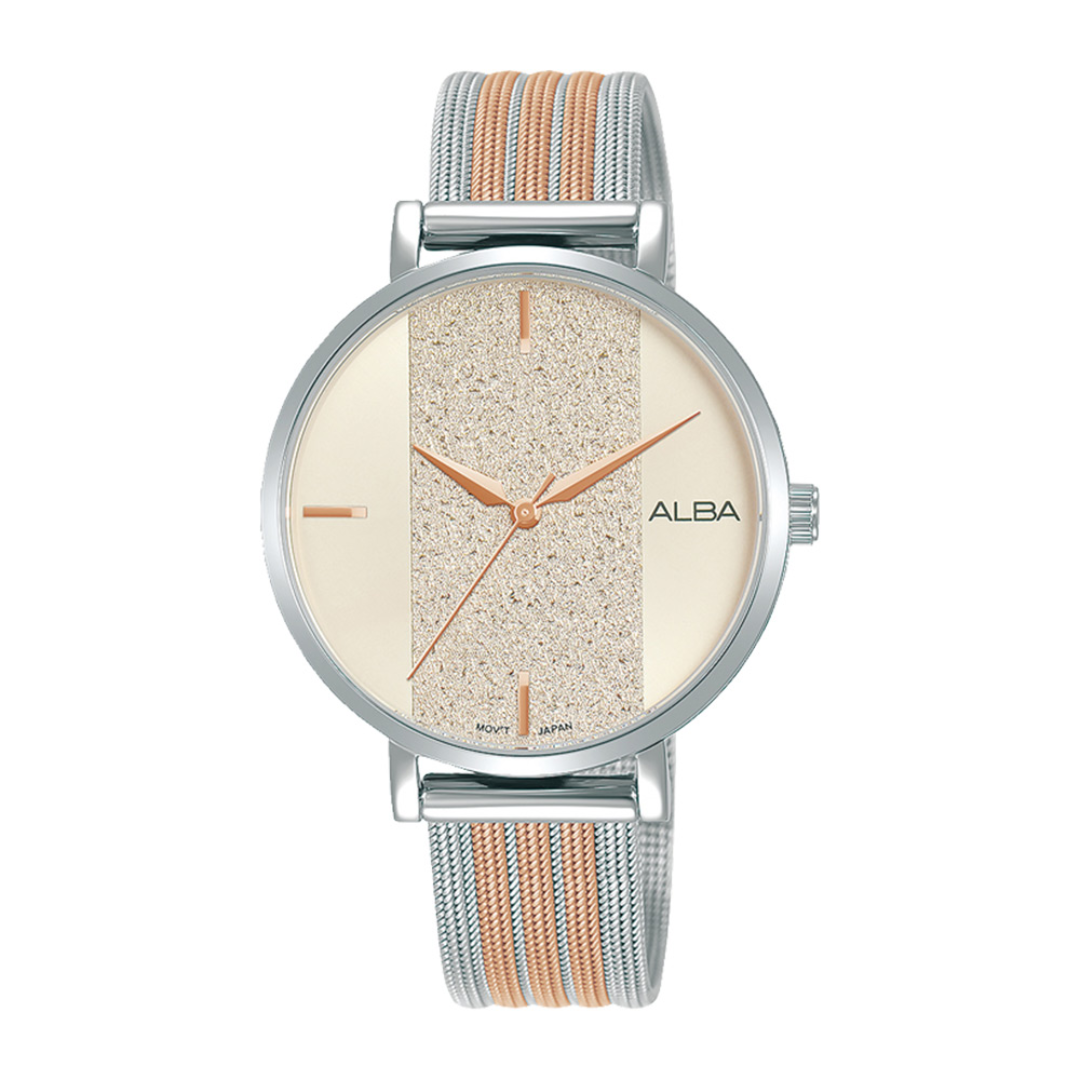 Alba Philippines AH8785X1 Fashion Pink Dial Women's Quartz Watch 34mm
