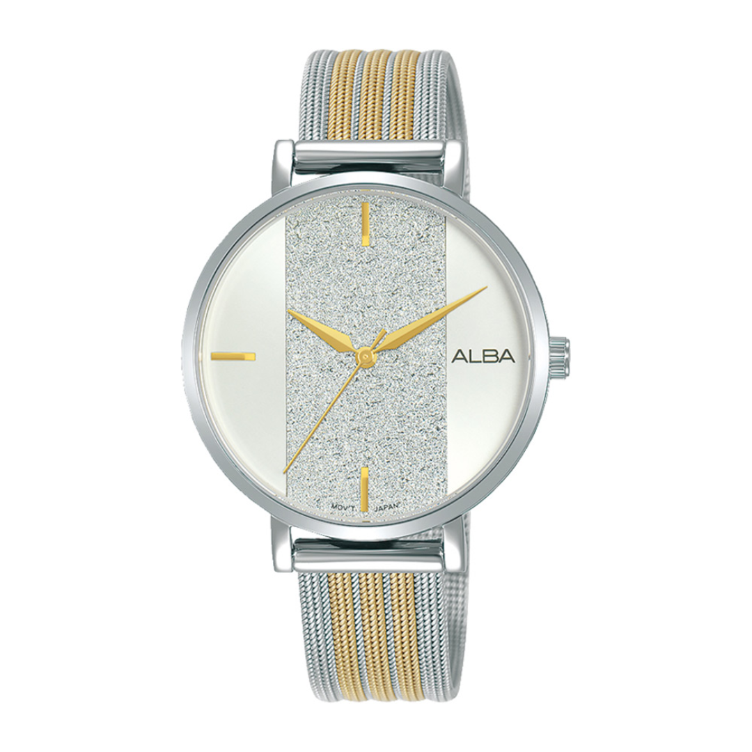 Alba Philippines AH8787X1 Fashion White Dial Women's Quartz Watch 34mm