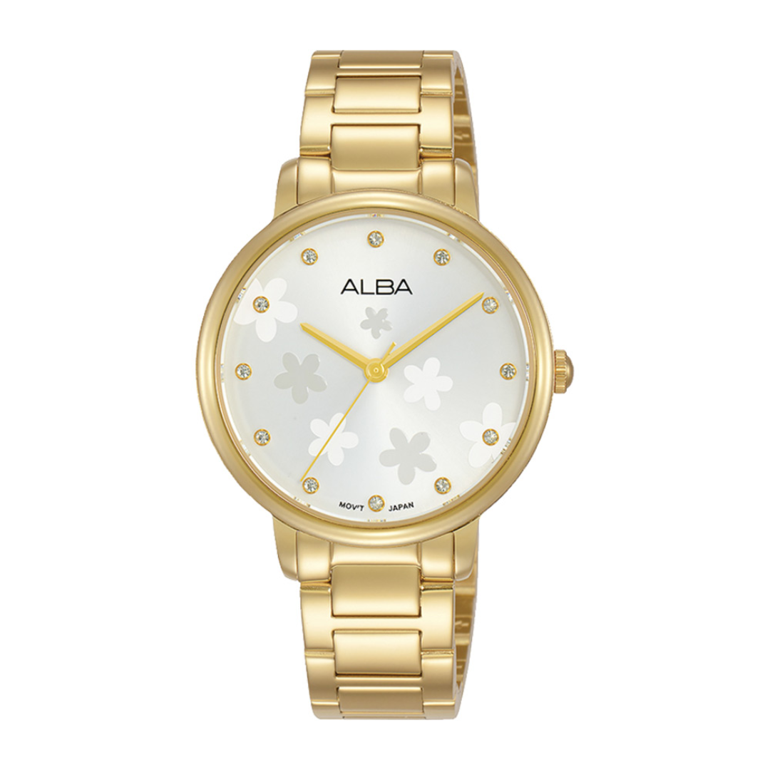 Alba Philippines AH8848X1 Fashion White Dial Women's Quartz Watch 30mm