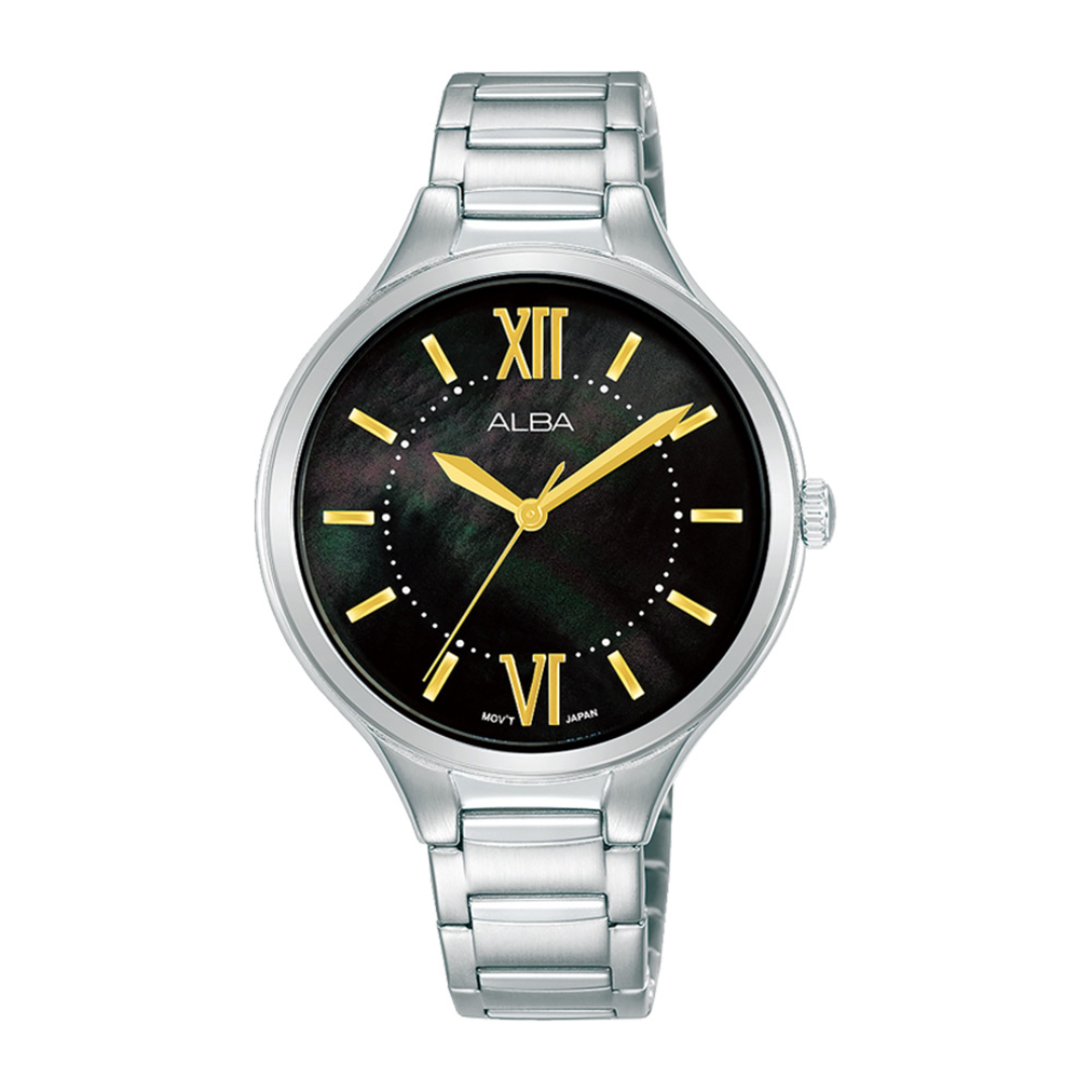 Alba Philippines AH8897X1 Fashion Black Dial Women's Quartz Watch 35mm