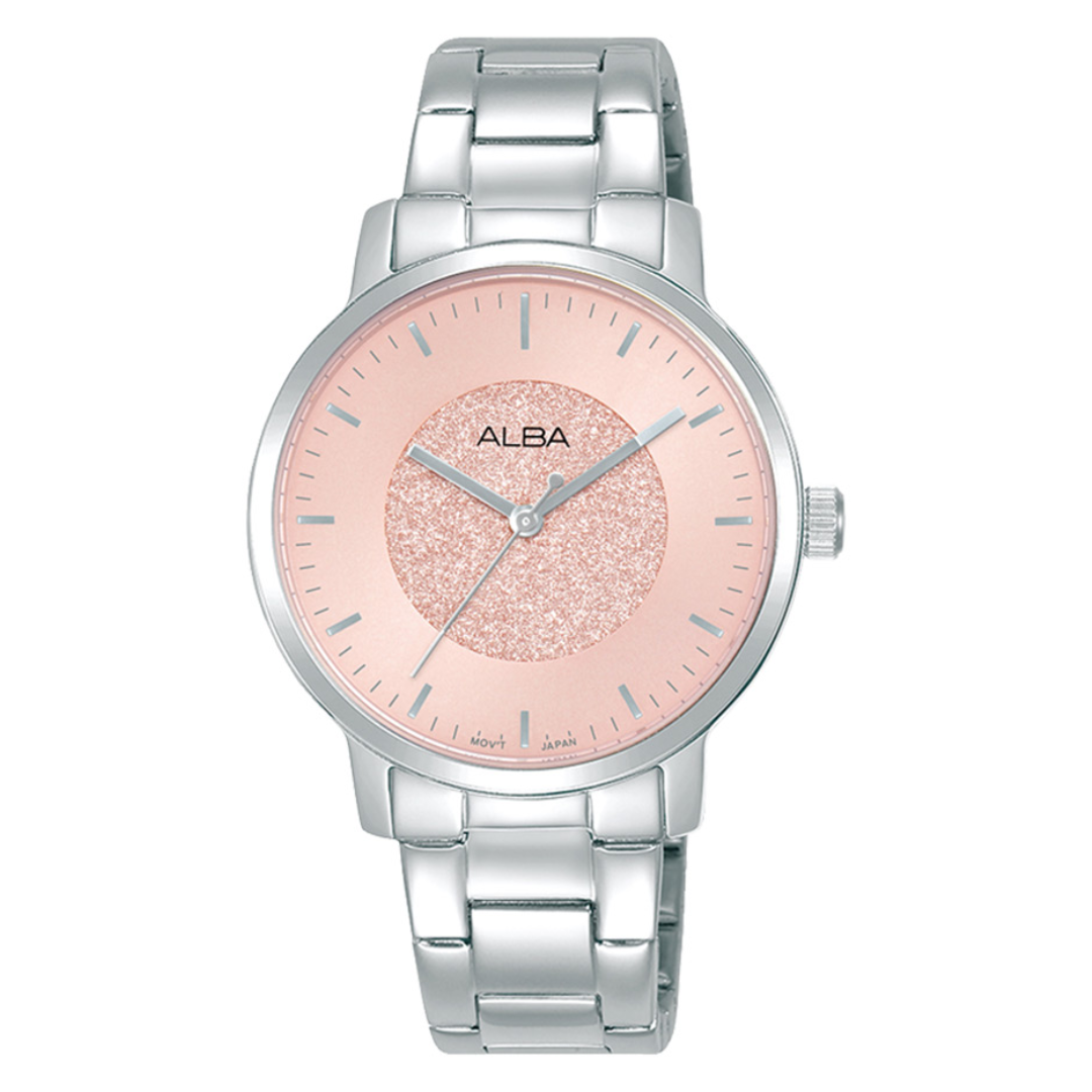 Alba Philippines AH8913X1 Fashion Pink Dial Women's Quartz Watch 33mm