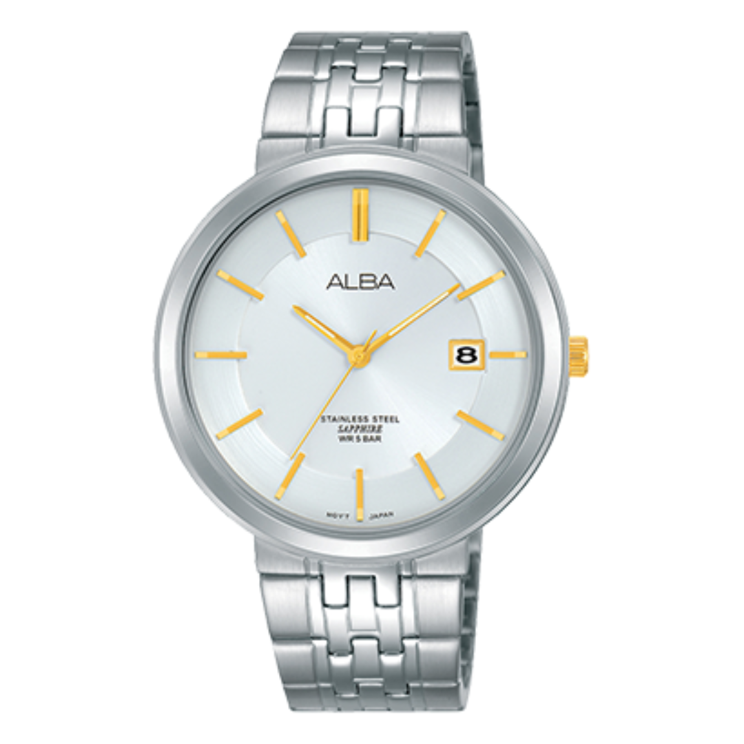 Alba Philippines AS9D79X1 Prestige Silver Dial Men's Quartz Watch 40mm