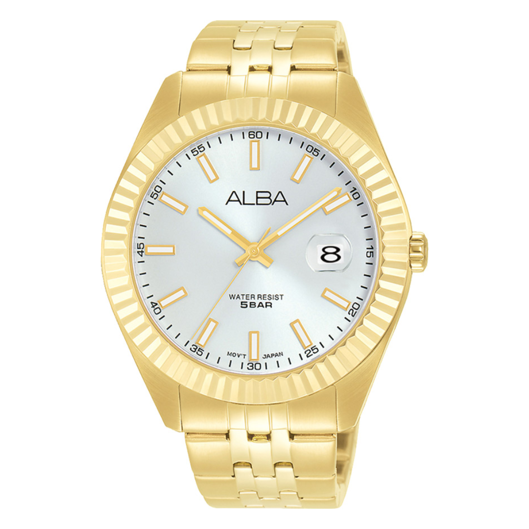 Alba Philippines AS9J92X1 Prestige Silver Dial Men's Quartz Watch 42mm