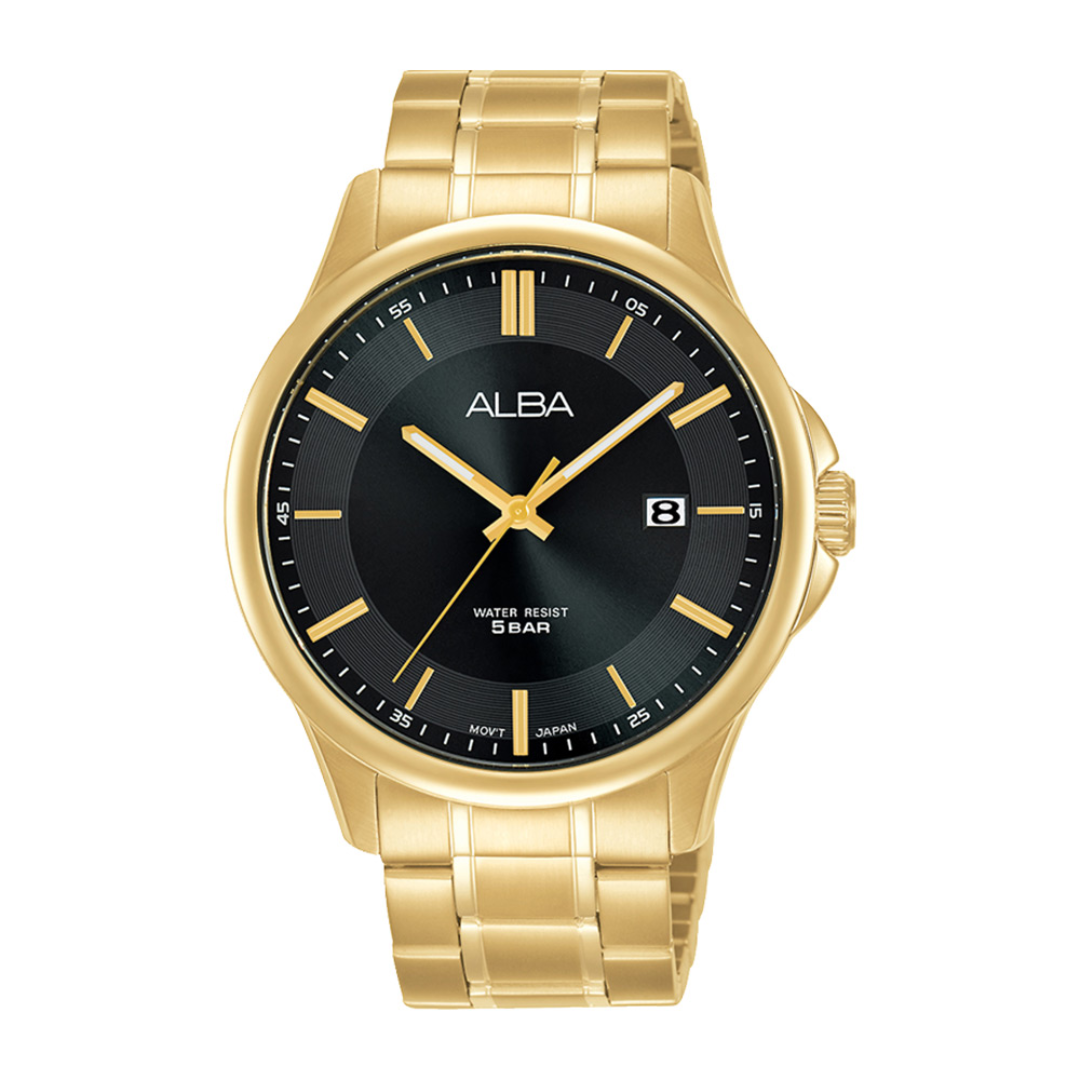 Alba Philippines AS9L32X1 Prestige Black Dial Men's Quartz Watch 41mm