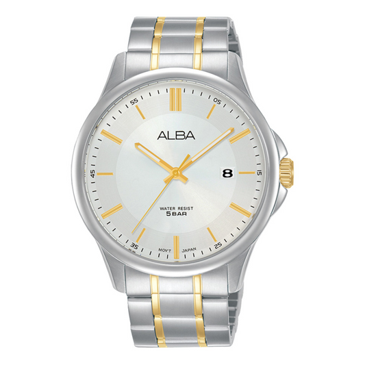 Alba Philippines AS9L35X1 Prestige Silver Dial Men's Quartz Watch 41mm