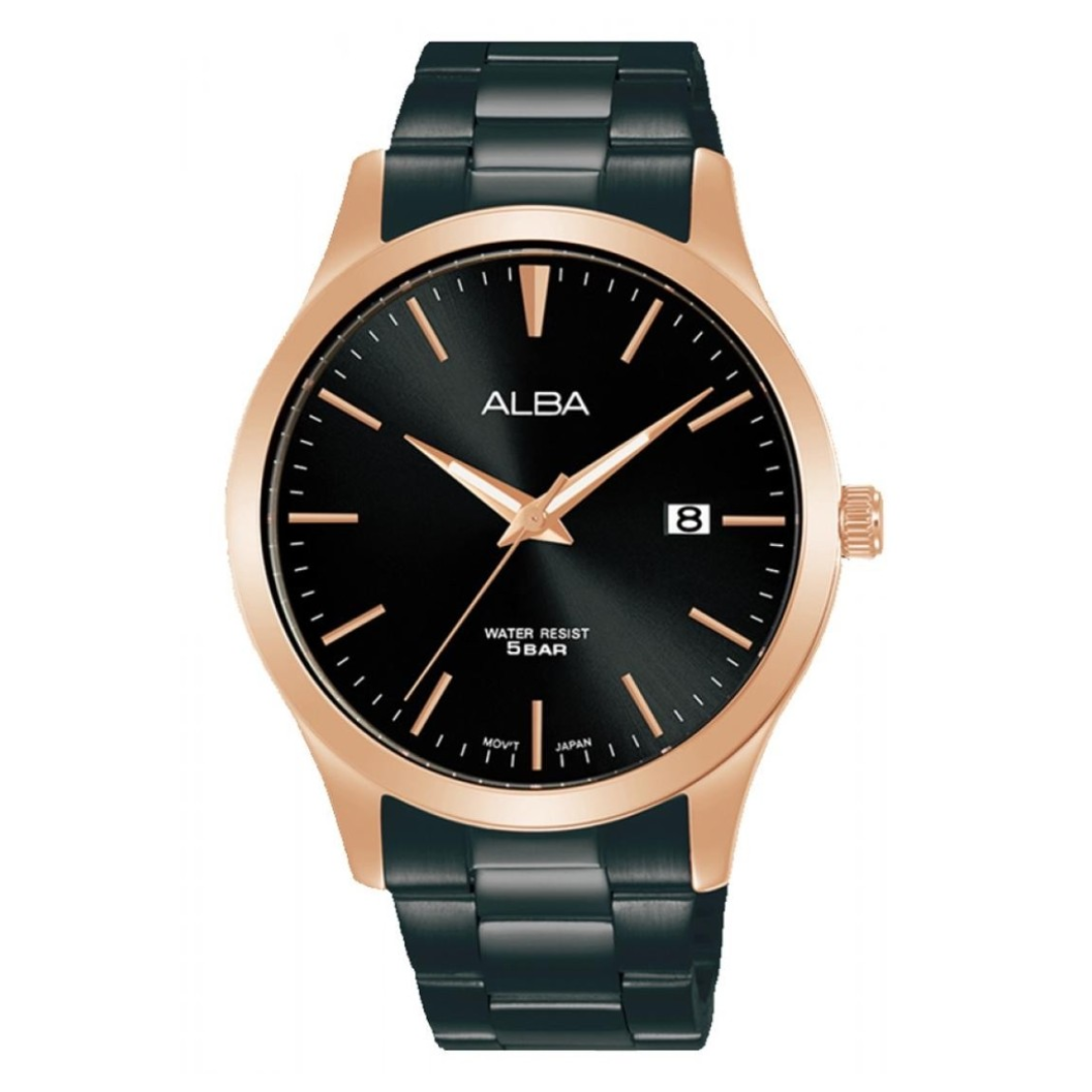 Alba Philippines AS9M30X1 Prestige Black Dial Men's Quartz Watch 40mm