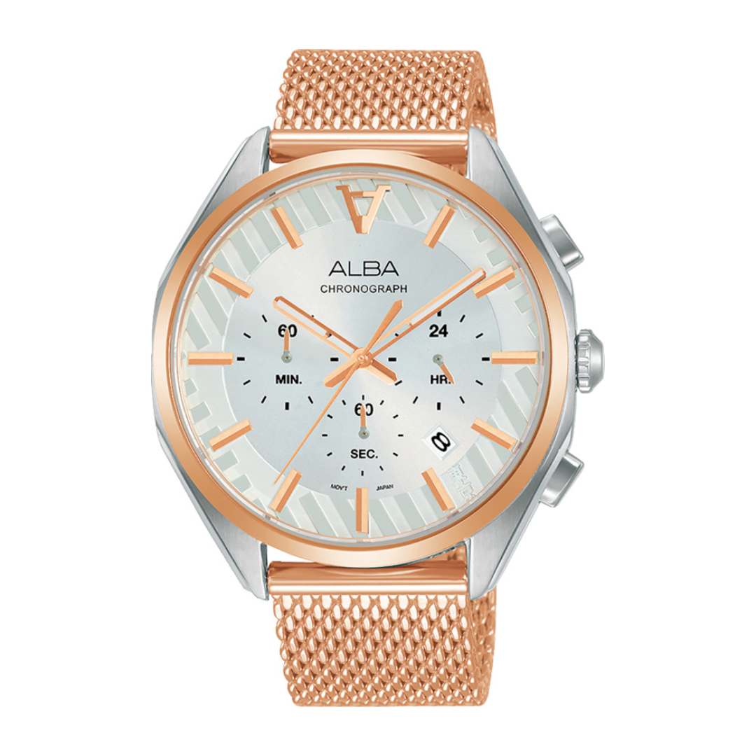 Alba Philippines AH7W70X1 Signa Silver Dial Women's Chronograph Watch 38mm
