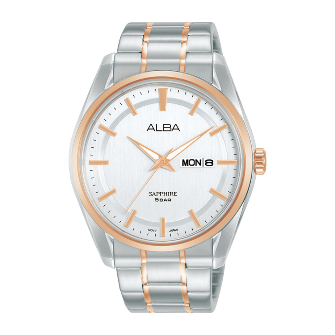 Alba Philippines AV3546X1 Prestige White Dial Men's Quartz Watch 42.3mm