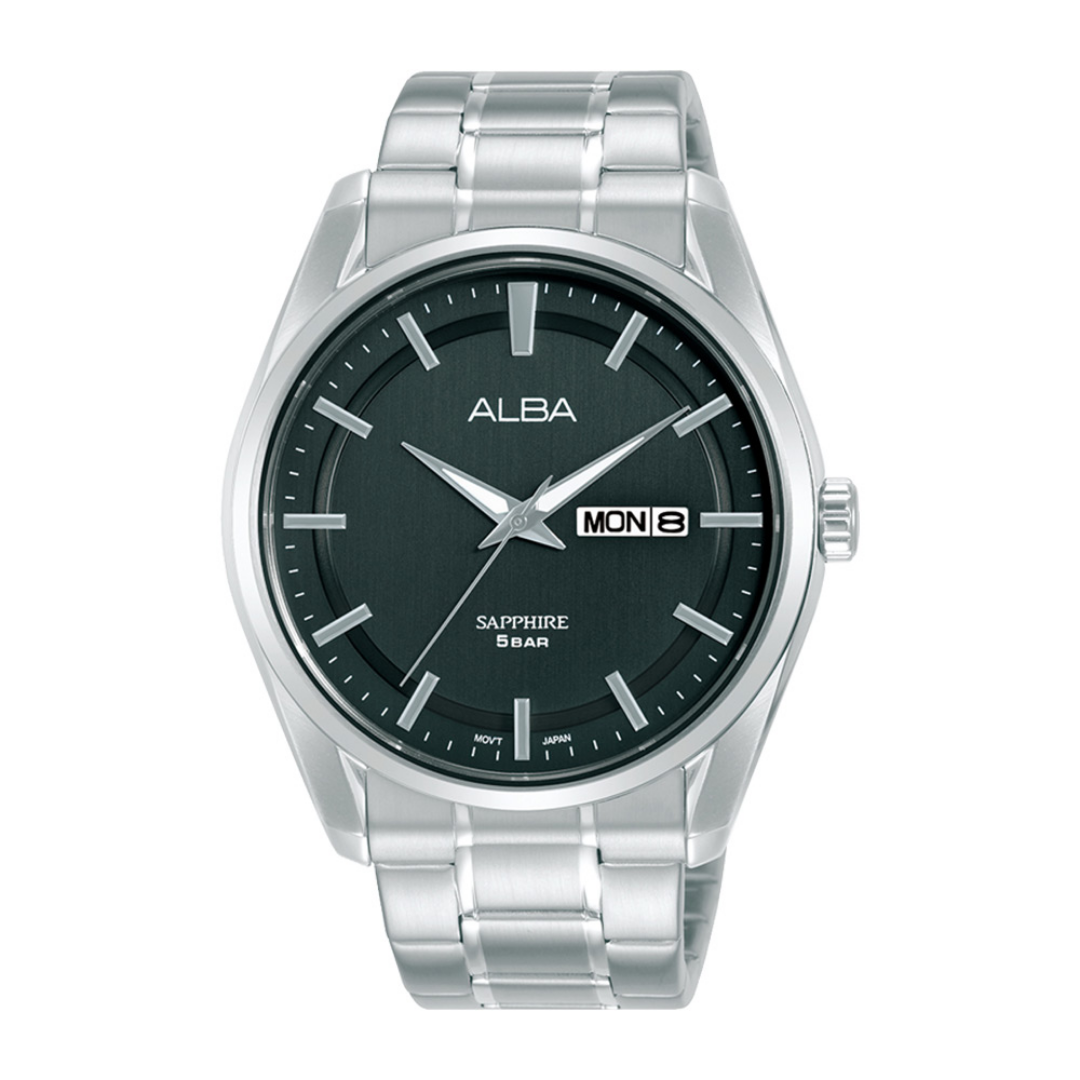 Alba Philippines AV3551X1 Prestige Black Dial Men's Quartz Watch 42.3mm
