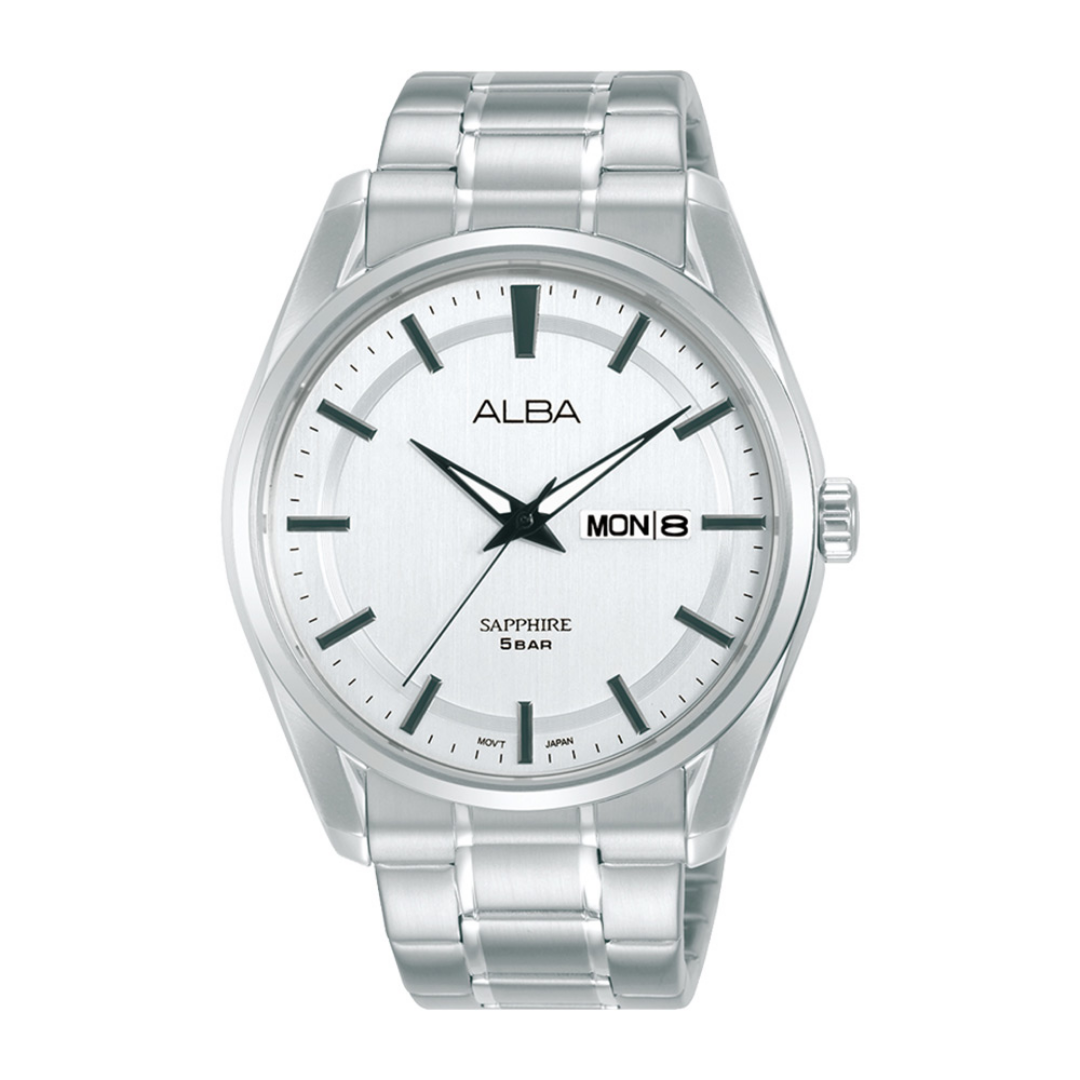 Alba Philippines AV3553X1 Prestige Silver Dial Men's Quartz Watch 42.3mm