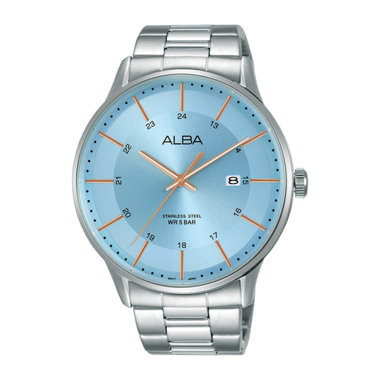 Alba Philippines AS9K97X1 Prestige Blue Dial Men's Quartz Watch 44mm