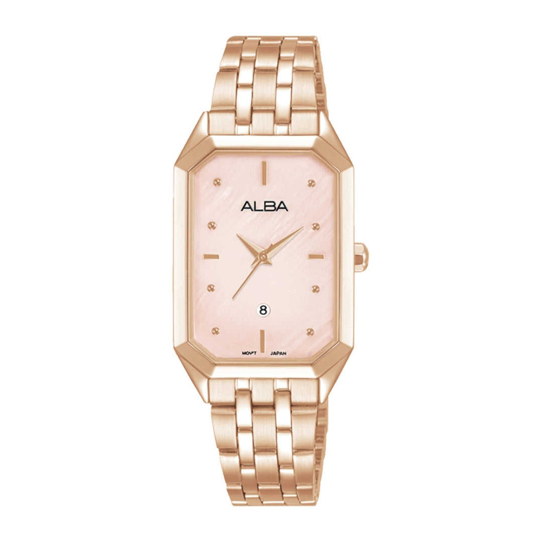 Alba Philippines AH7BH6X1 Fashion Pink Dial Women's Quartz Watch 23mm