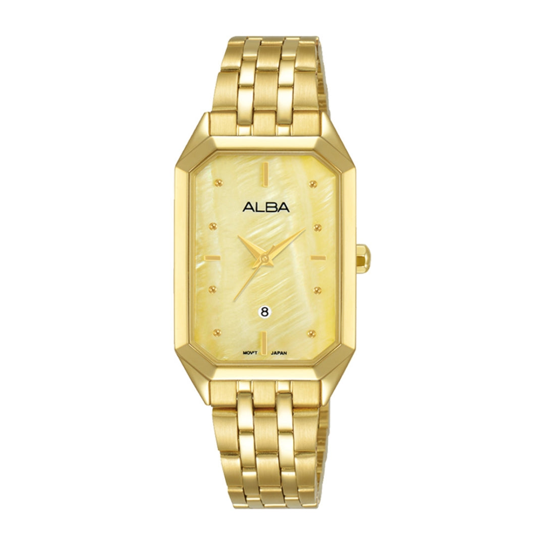 Alba Philippines AH7BH8X1Fashion Gold Dial Women's Quartz Watch 23mm