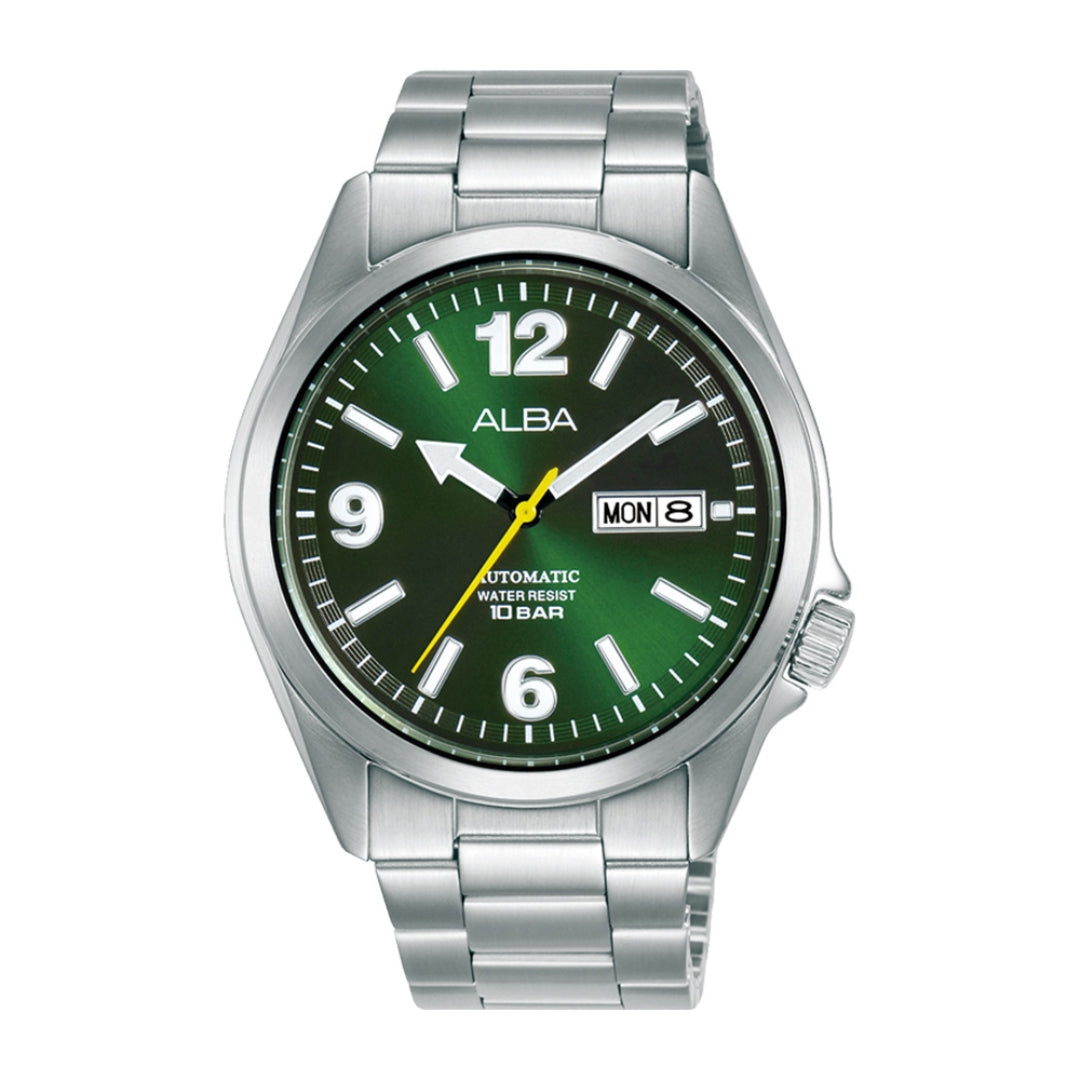 Alba Philippines AL4407X1 Mechanical Green Dial Men's Automatic Watch 42mm