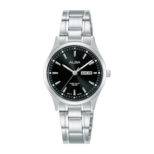 Alba Philippines Prestige AN8047X1 Black Dial Women's Quartz Watch 28mm