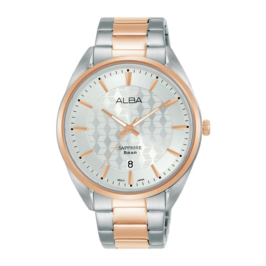 Alba Philippines AS9P54X1 Prestige Silver Dial Men's Quartz Watch 41mm