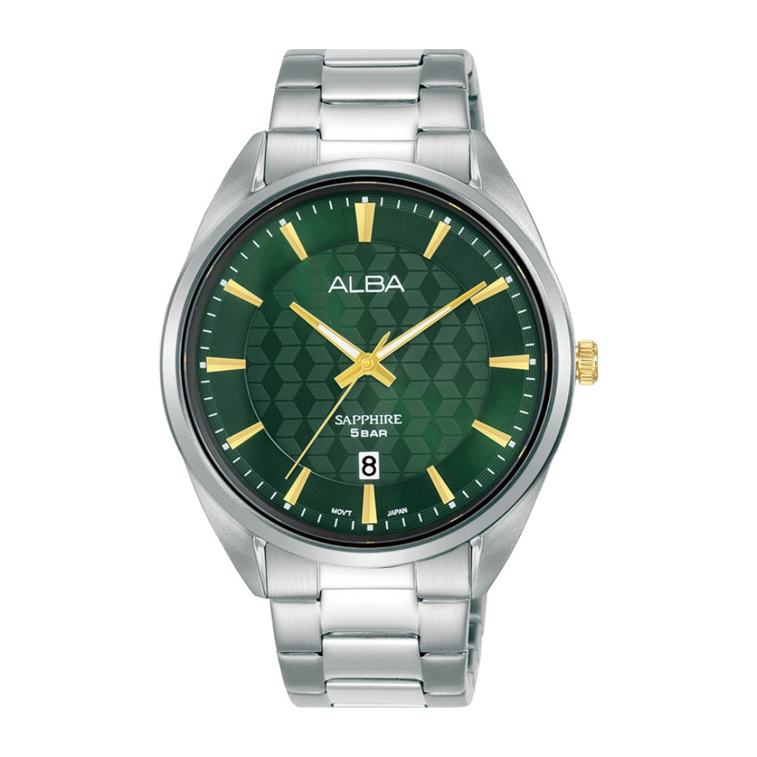 Alba Philippines AS9P57X1 Prestige Green Dial Men's Quartz Watch 41mm