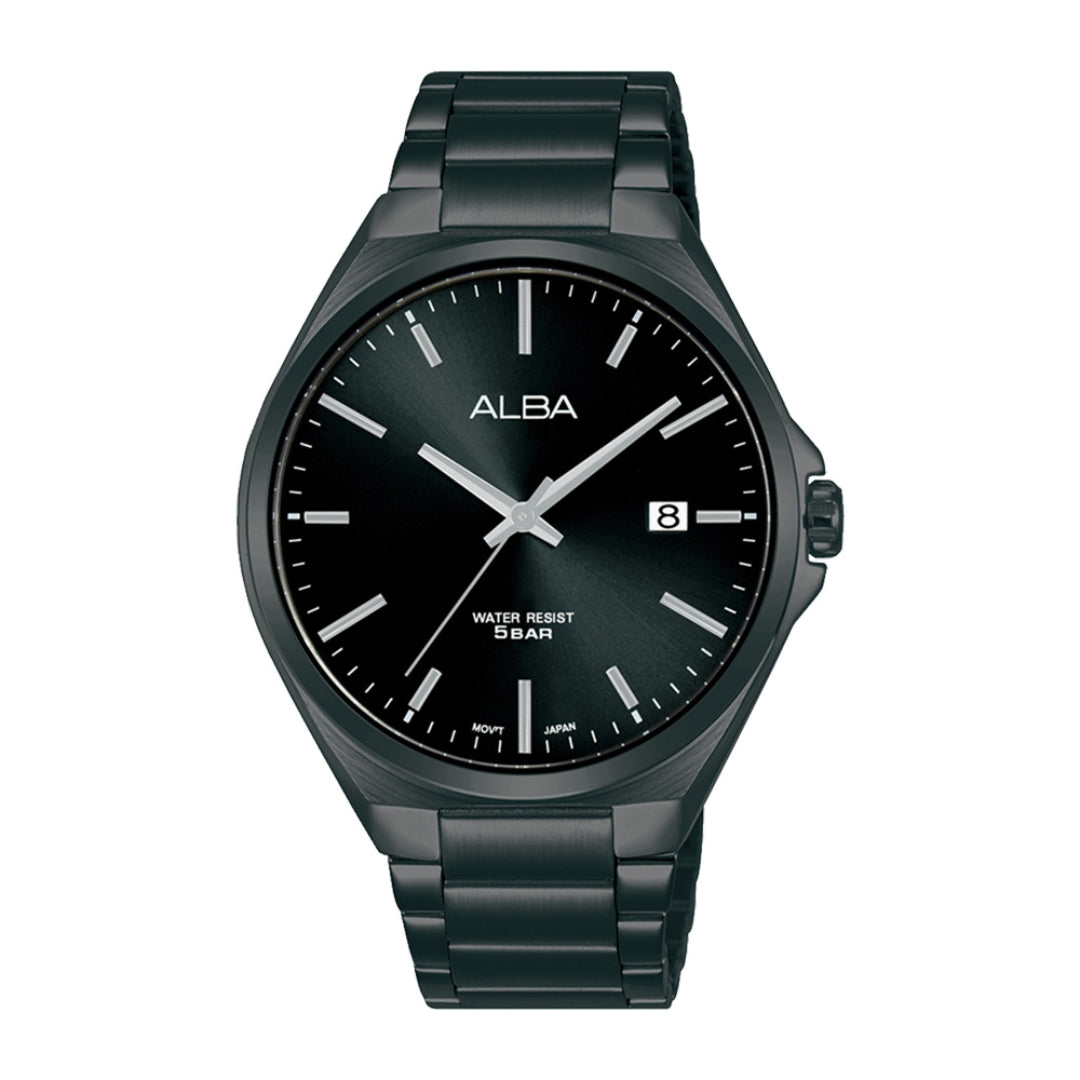 Alba Philippines AS9P81X1 Prestige Black Dial Men's Quartz Watch 40mm