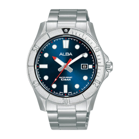 Alba Philippines AS9Q01X1 Active Blue Dial Men's Quartz Watch 43mm