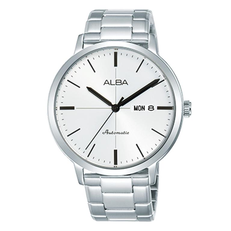 Alba Philippines AL4121X1 Mechanical Silver Dial Men's Automatic Watch  42mm